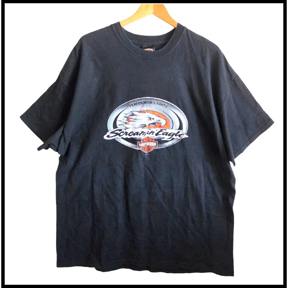 Harley-Davidson Screamin' Eagle Gettysburg Graphic T-Shirt XXL Black Plus‎ Size